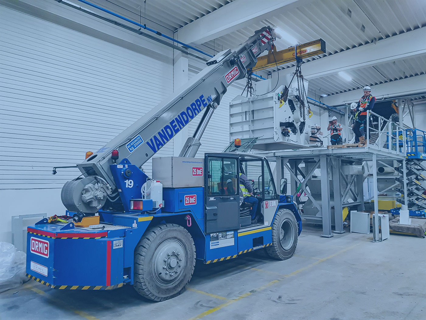 Vandendorpe Machine Handlers - Handling, Lifting, Moving
